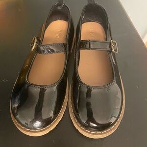 Old Navy Glossy Black Kids Dress Shoes